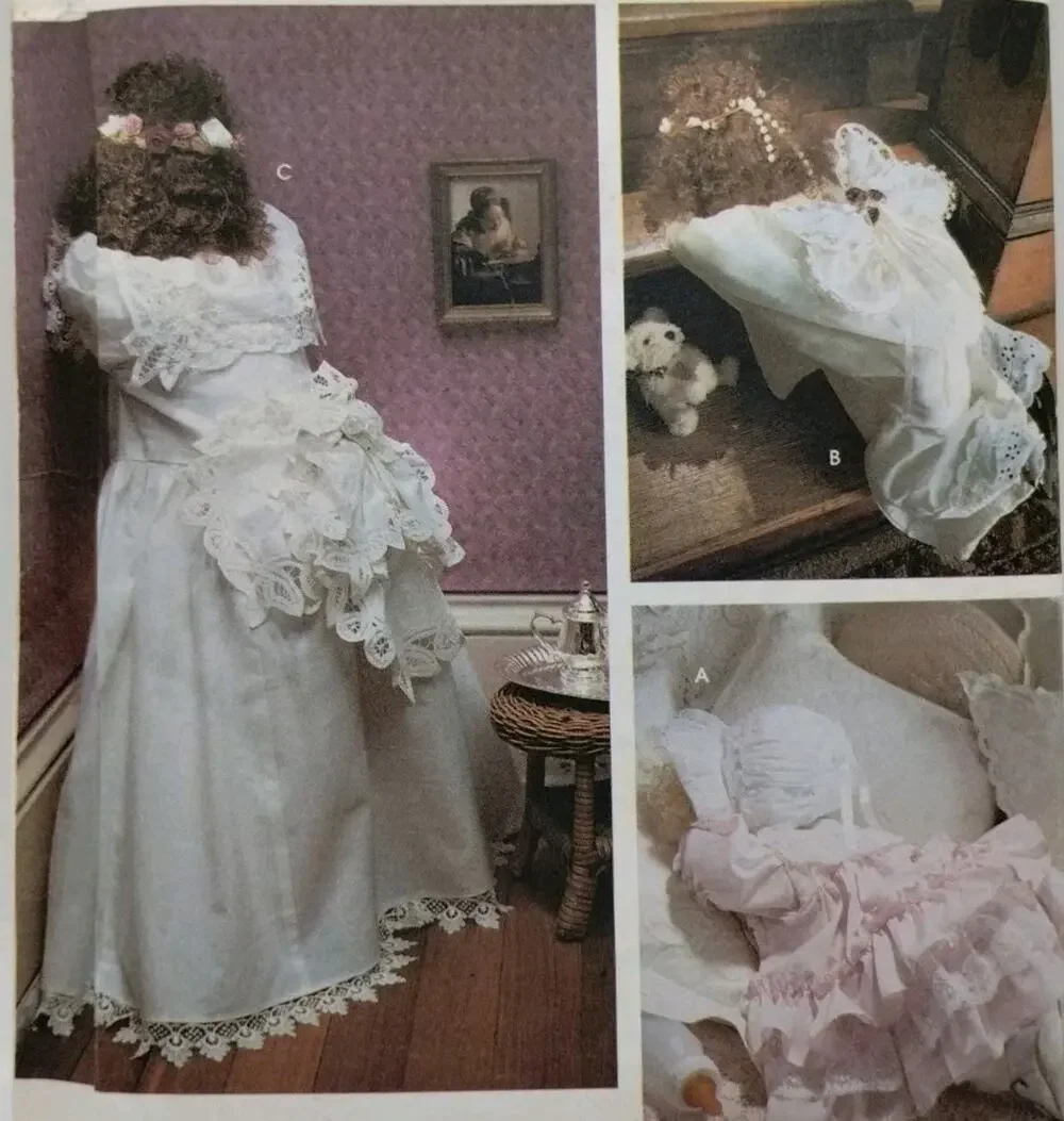 Simplicity Crafts 8466 Peek a Boo Angel Dolls Sewing Pattern Walnut Creek Uncut